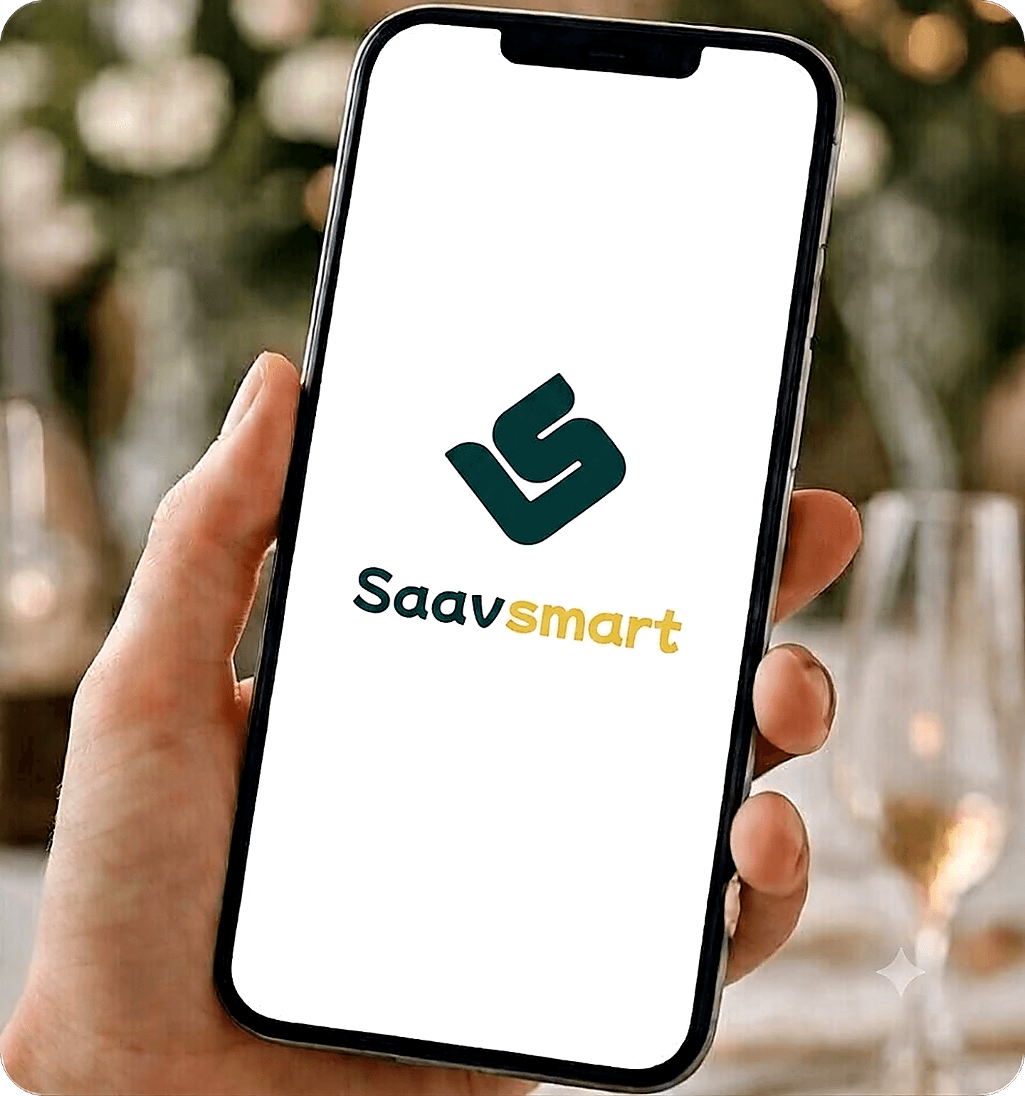 The Saavsmart app running on a phone